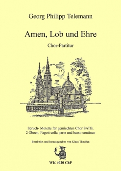 Telemann, G.P.: Lobet den Herrn, alle Heiden, Chorpartitur